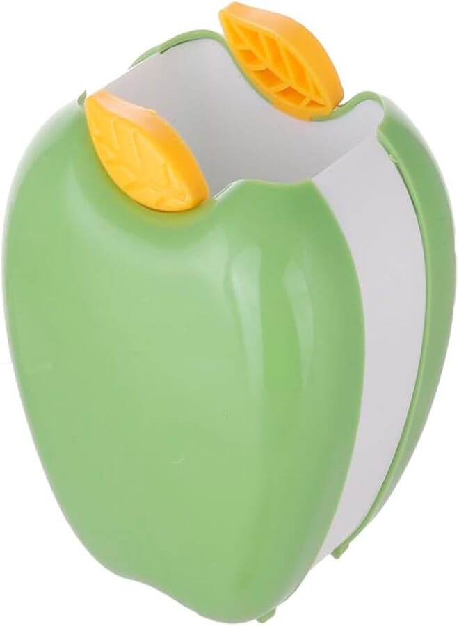 3A DG-9139 Plastic Apple Pen Holder 7X8X9 CM - White Green